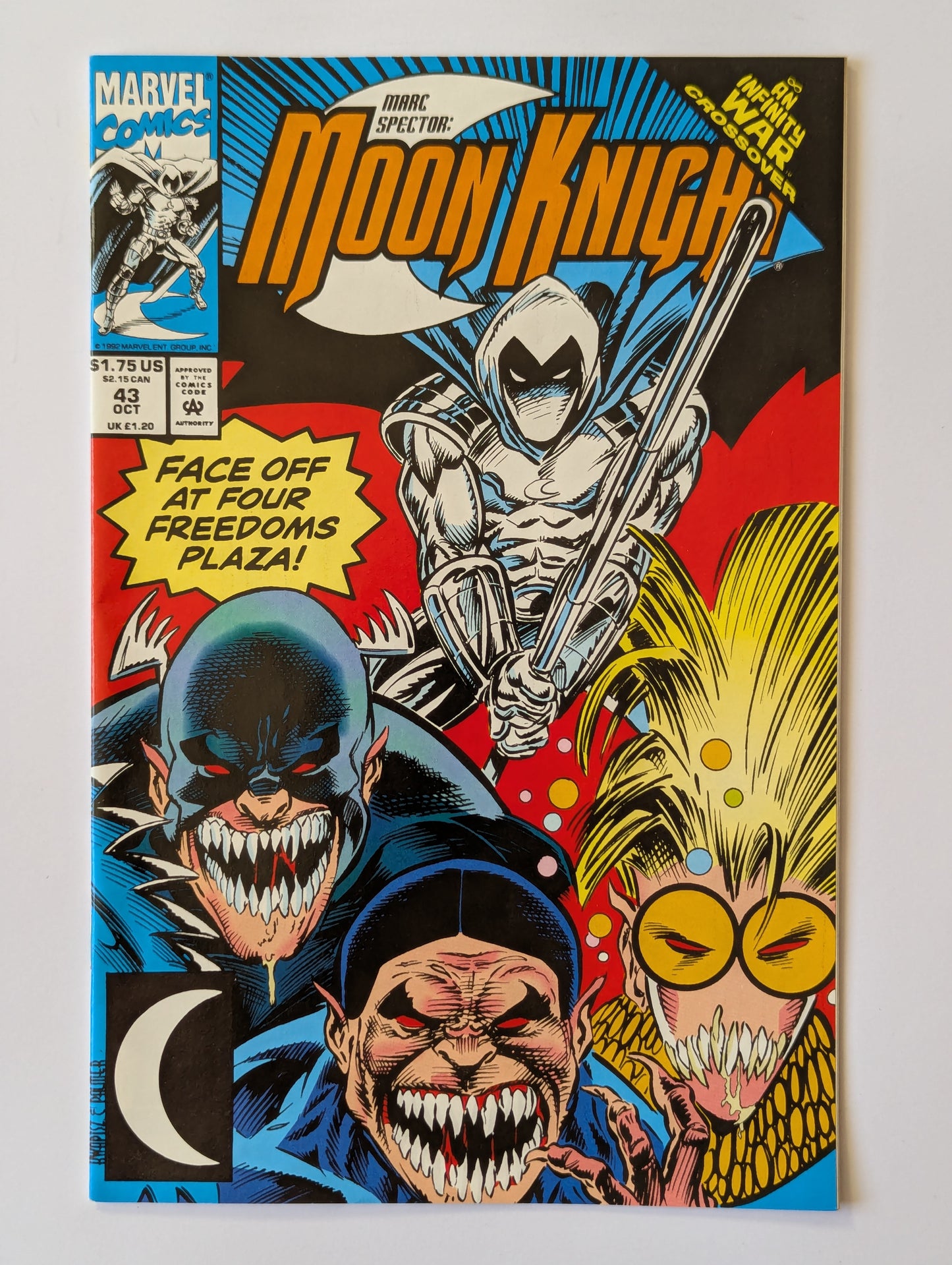 Marc Spector Moon Knight #43 Marvel Comic Book