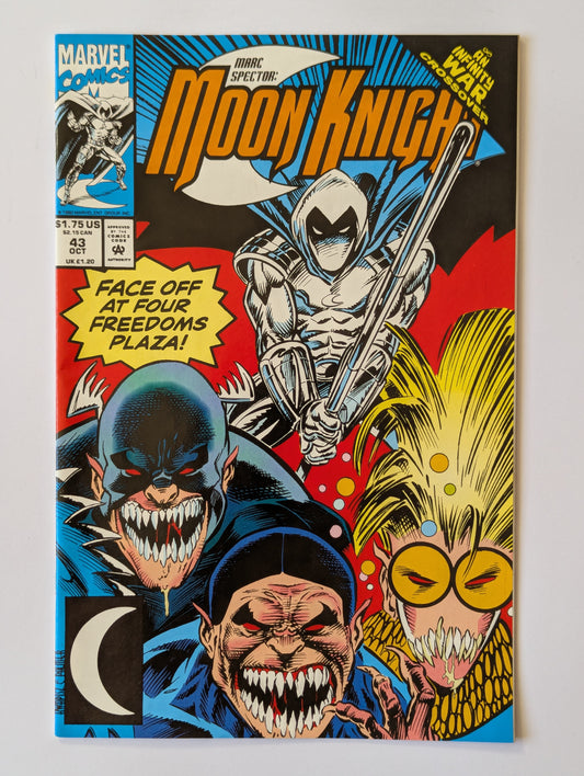 Marc Spector Moon Knight #43 Marvel Comic Book