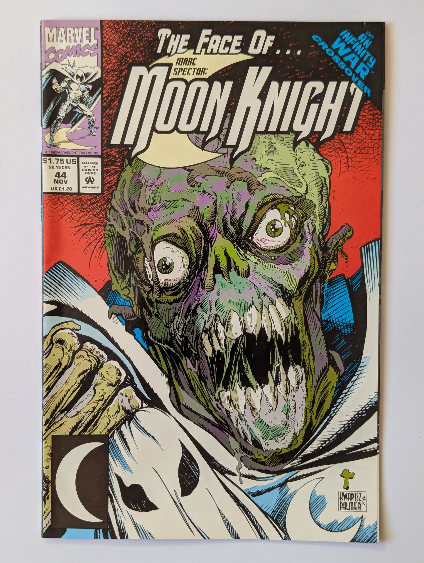 Marc Spector Moon Knight #44 Marvel Comic Book