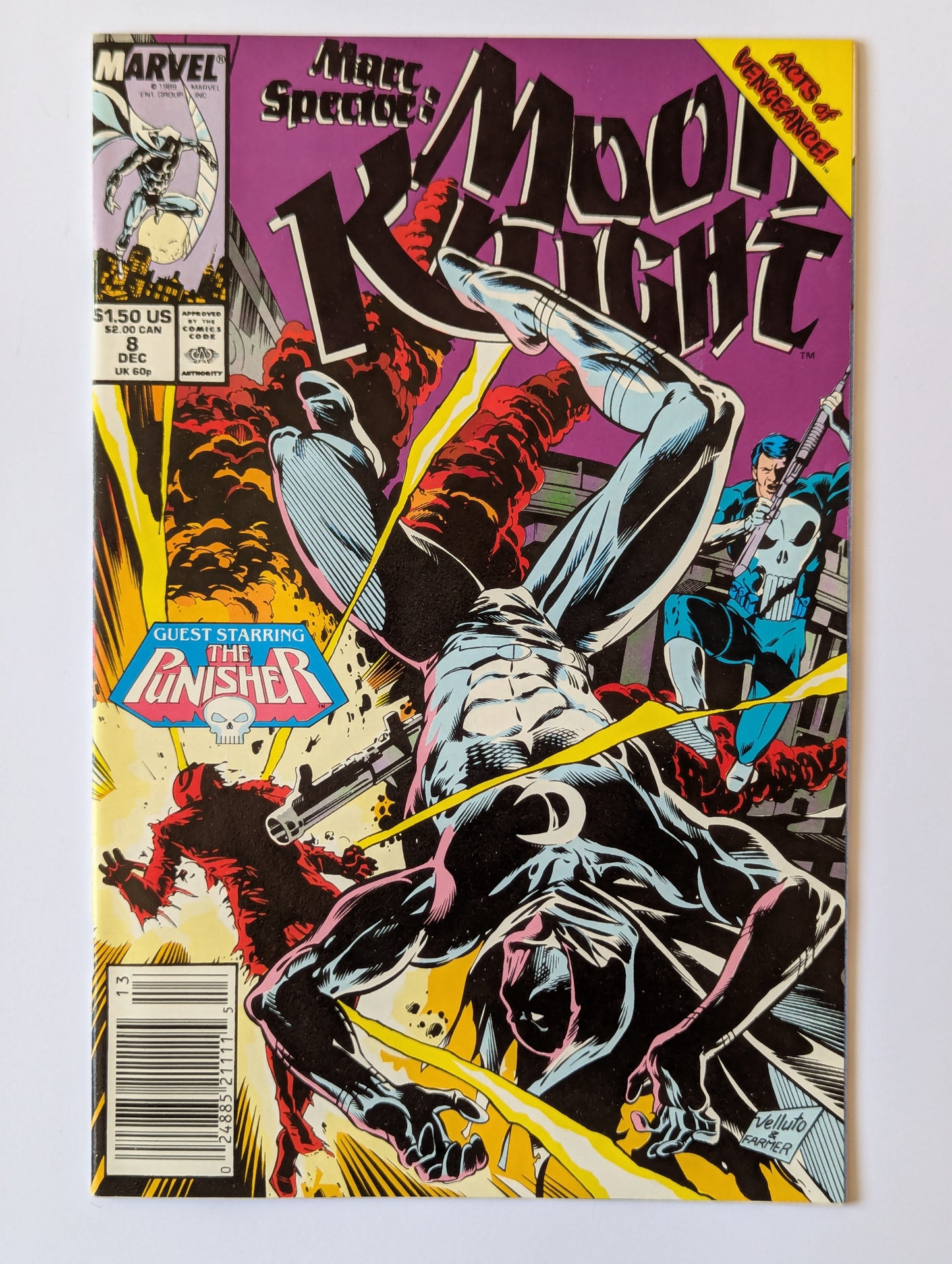 Marc Spector Moon Knight #8 Marvel Comic Book