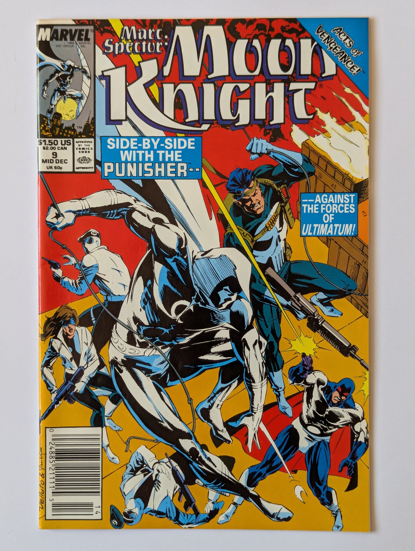 Marc Spector Moon Knight #9 Marvel Comic Book