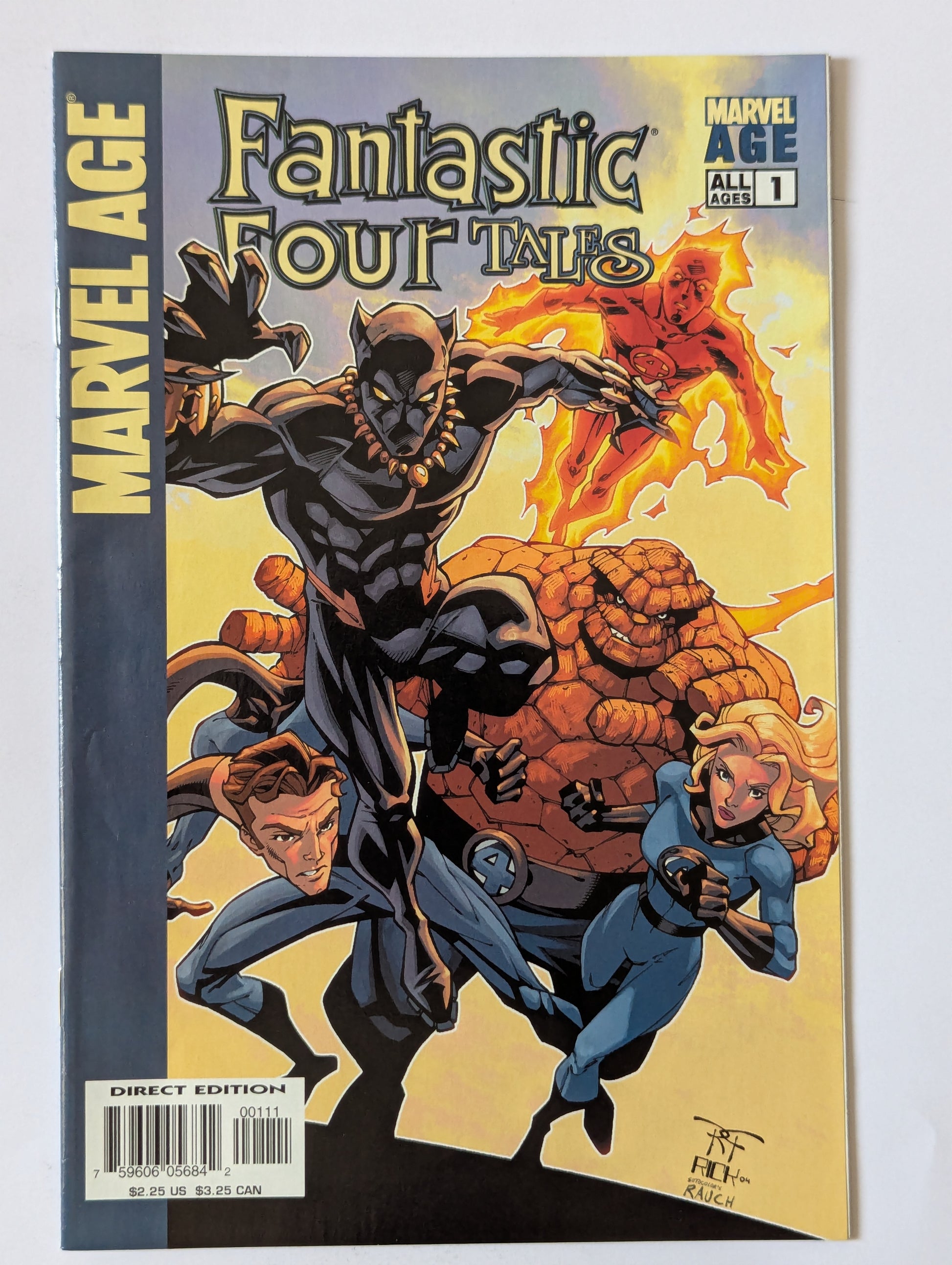 Marvel Age Fantastic Four Tales #1 Marvel Comic Book