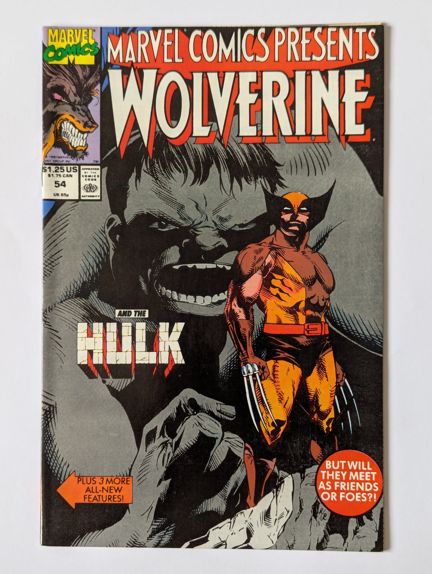 Marvel Comics Presents #54 Marvel Comic Book