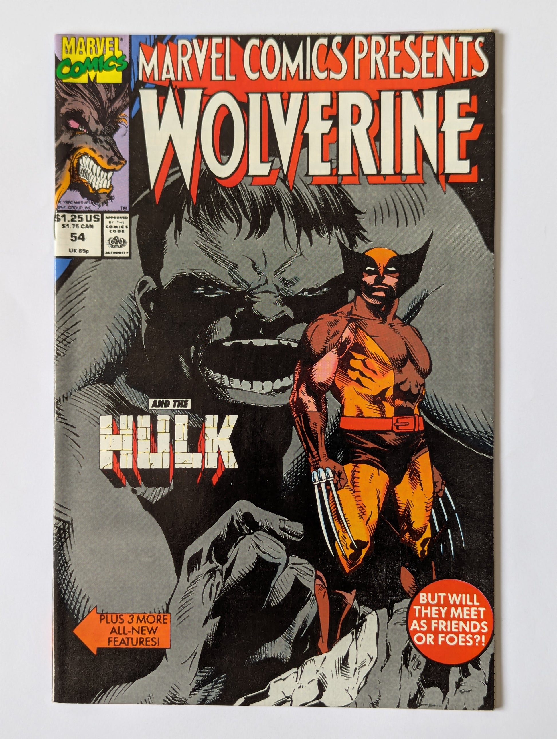 Marvel Comics Presents #54 Marvel Comic Book