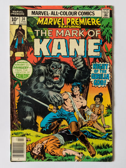 Marvel Premiere #34 Marvel Comic Book