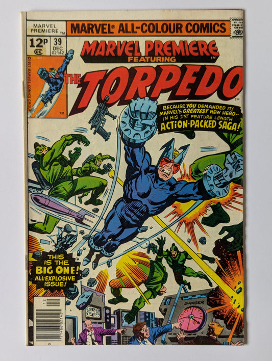 Marvel Premiere #39 Marvel Comic Book