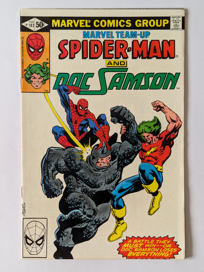 Marvel Team-Up #102 Marvel Comic Book