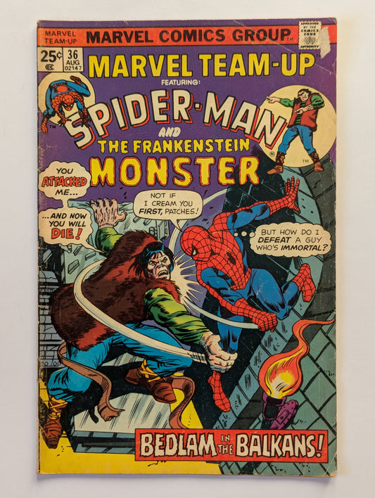 Marvel Team-Up #36 Marvel Comic Book
