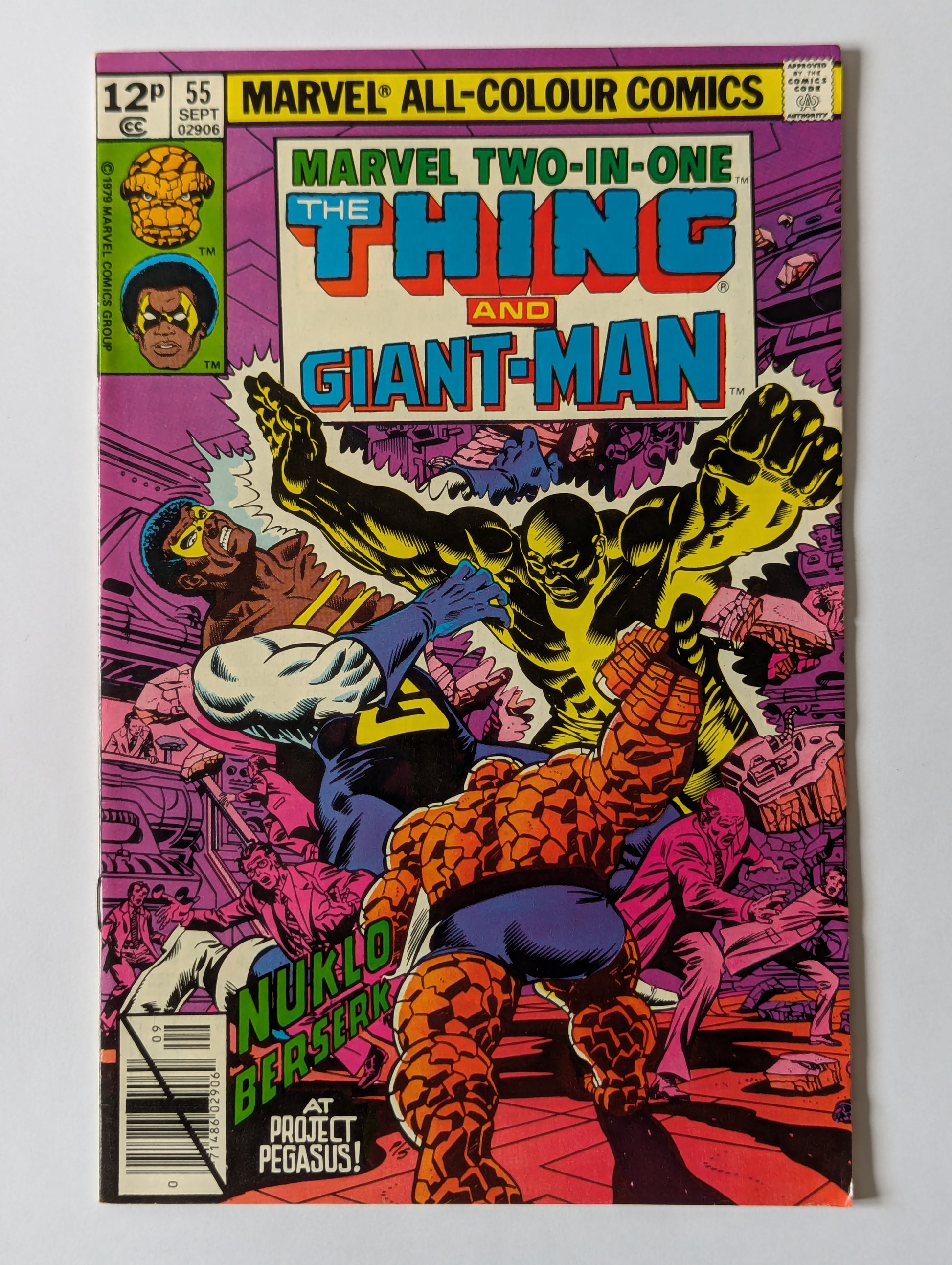 Marvel Two In One #55 Marvel Comic Book