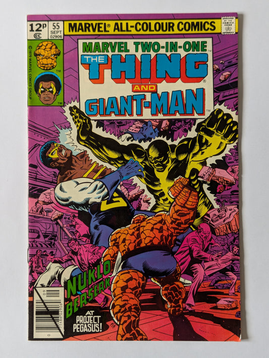 Marvel Two In One #55 Marvel Comic Book