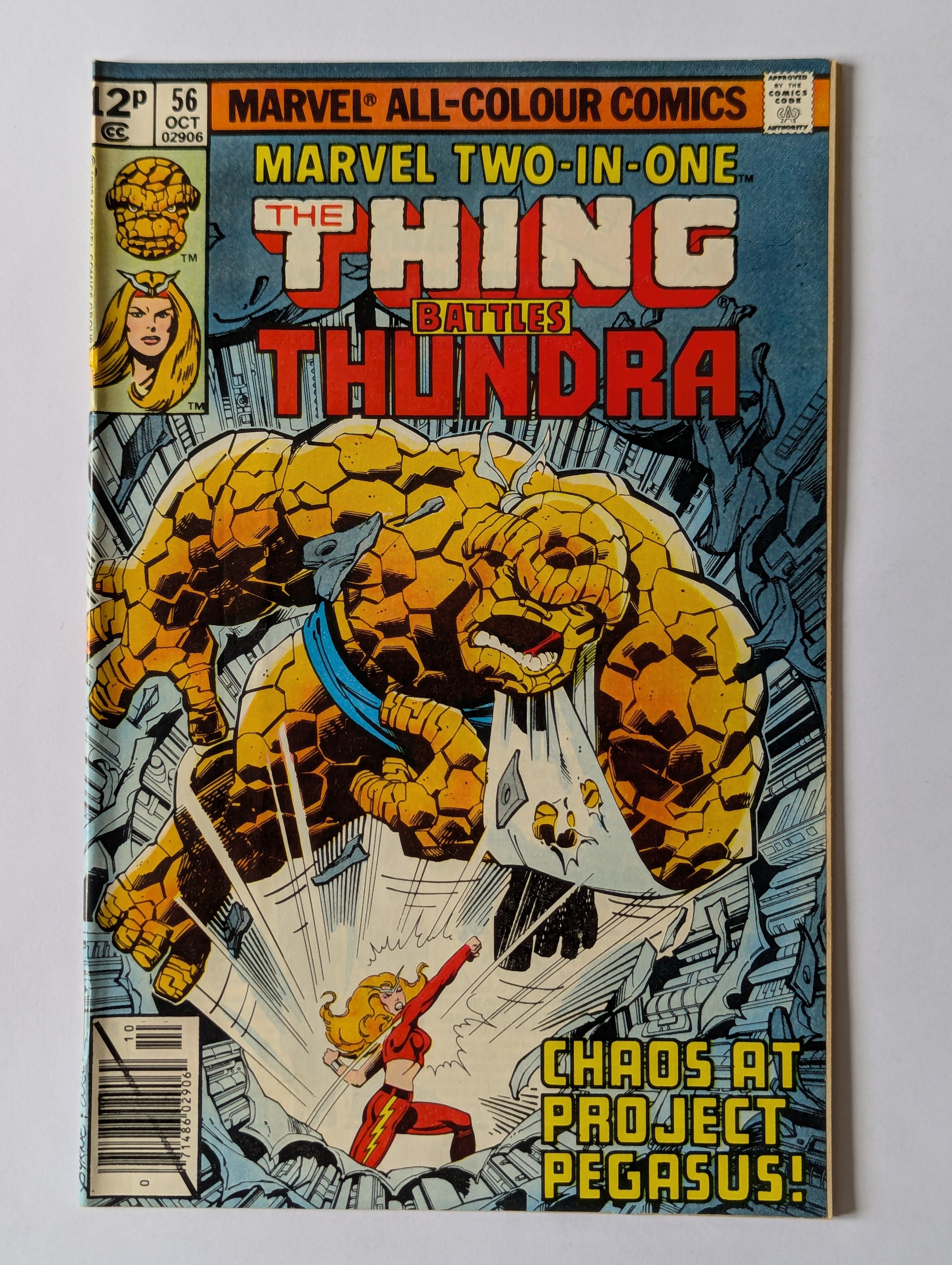 Marvel Two In One #56 Marvel Comic Book