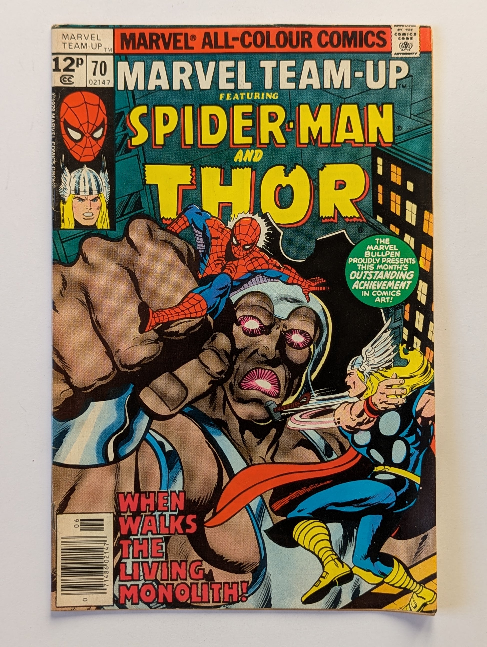 Marvel Team-Up #70 Marvel Comic Book