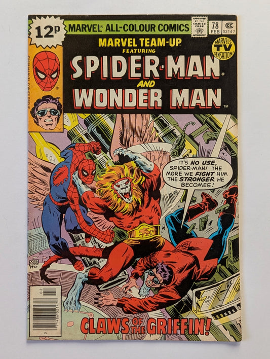 Marvel Team-Up #78 Marvel Comic Book