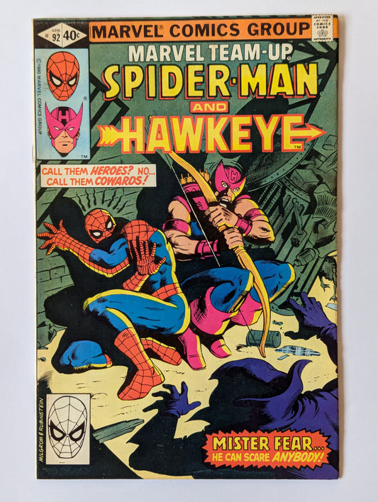 Marvel Team-Up #92 Marvel Comic Book