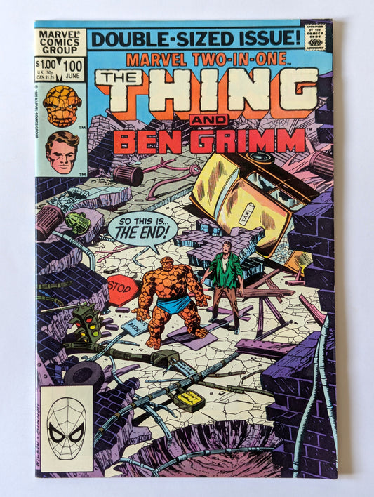 Marvel Two In One #100 Marvel Comic Book