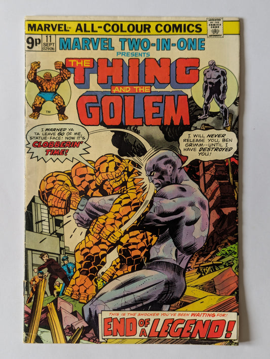 Marvel Two In One #11 Marvel Comic Book