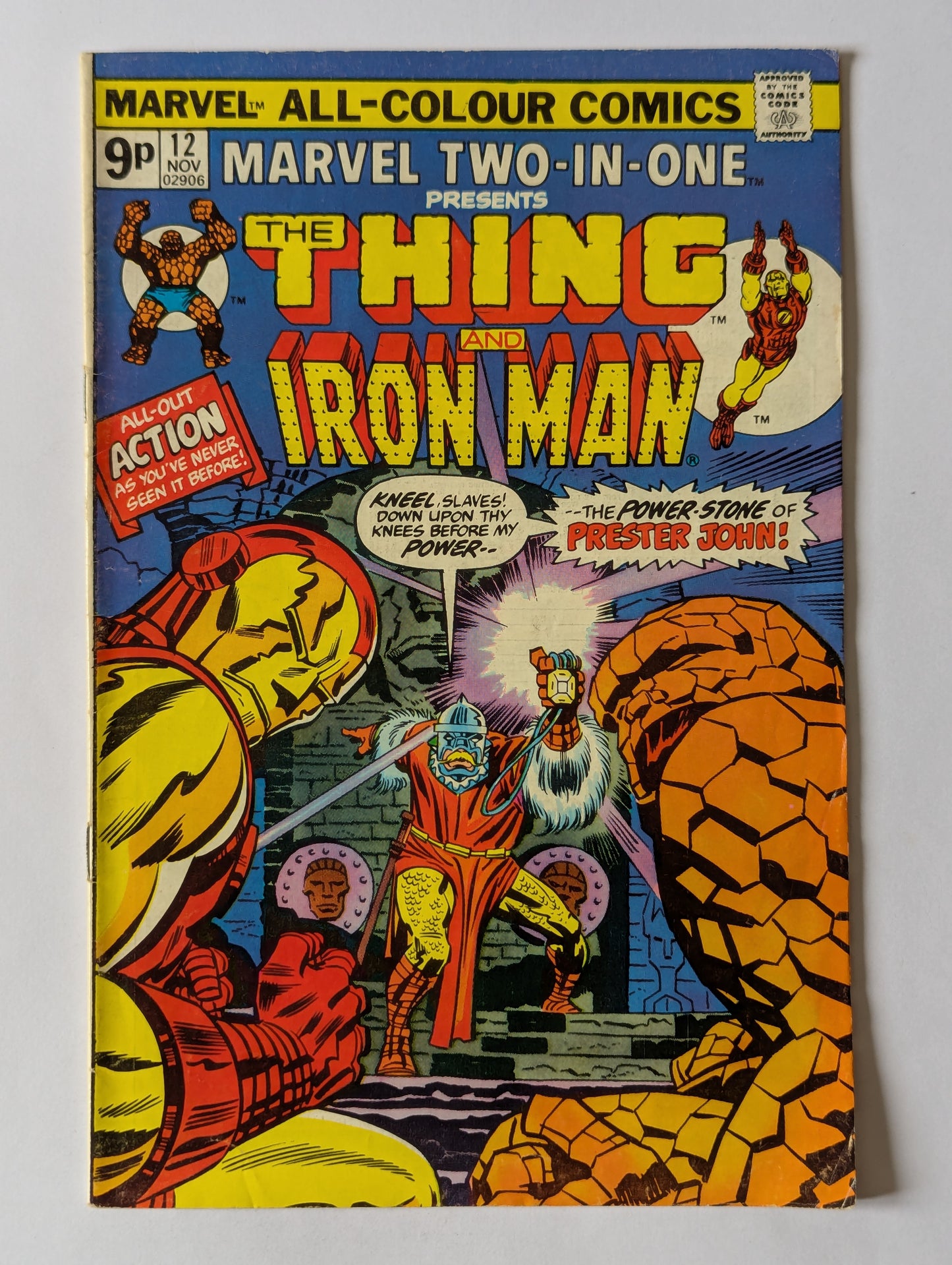 Marvel Two In One #12 Marvel Comic Book