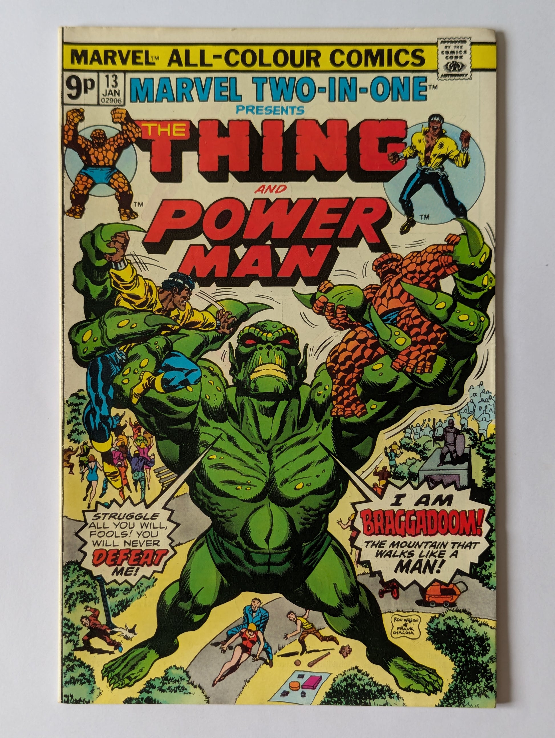 Marvel Two In One #13 Marvel Comic Book