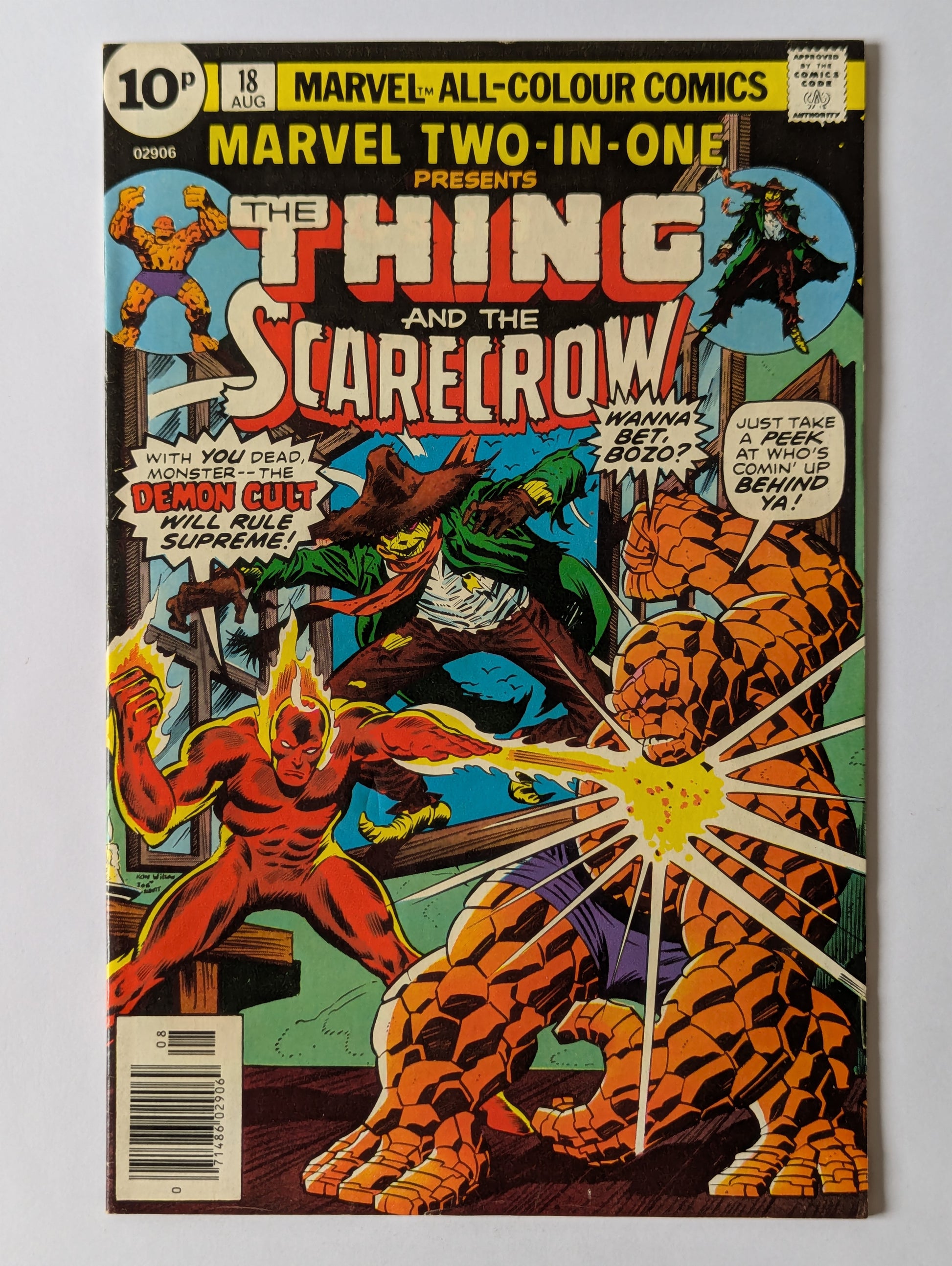 Marvel Two In One #18 Marvel Comic Book