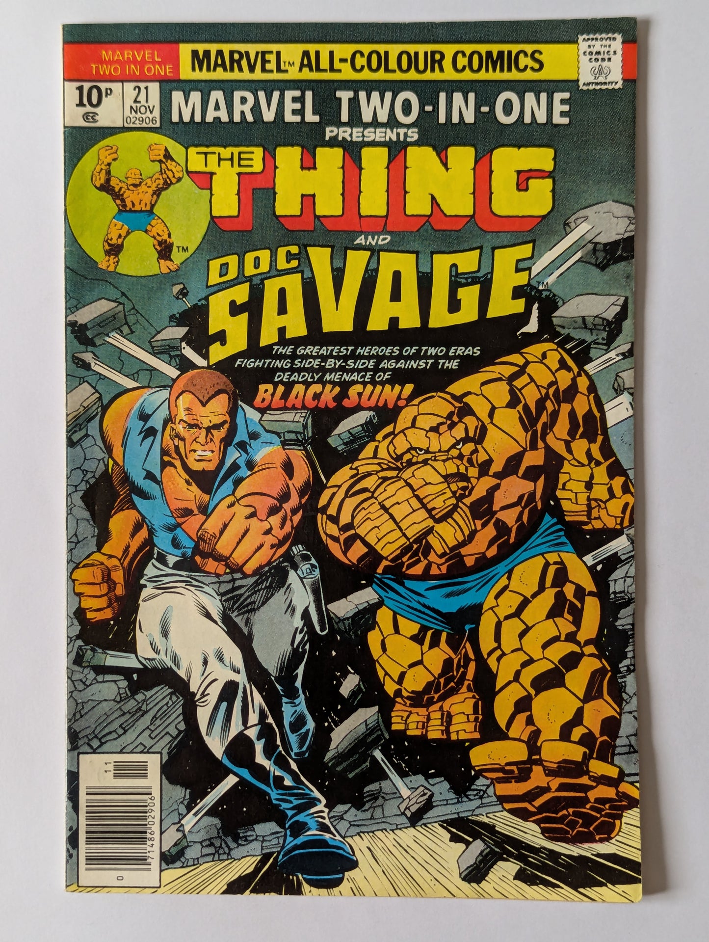 Marvel Two In One #21 Marvel Comic Book
