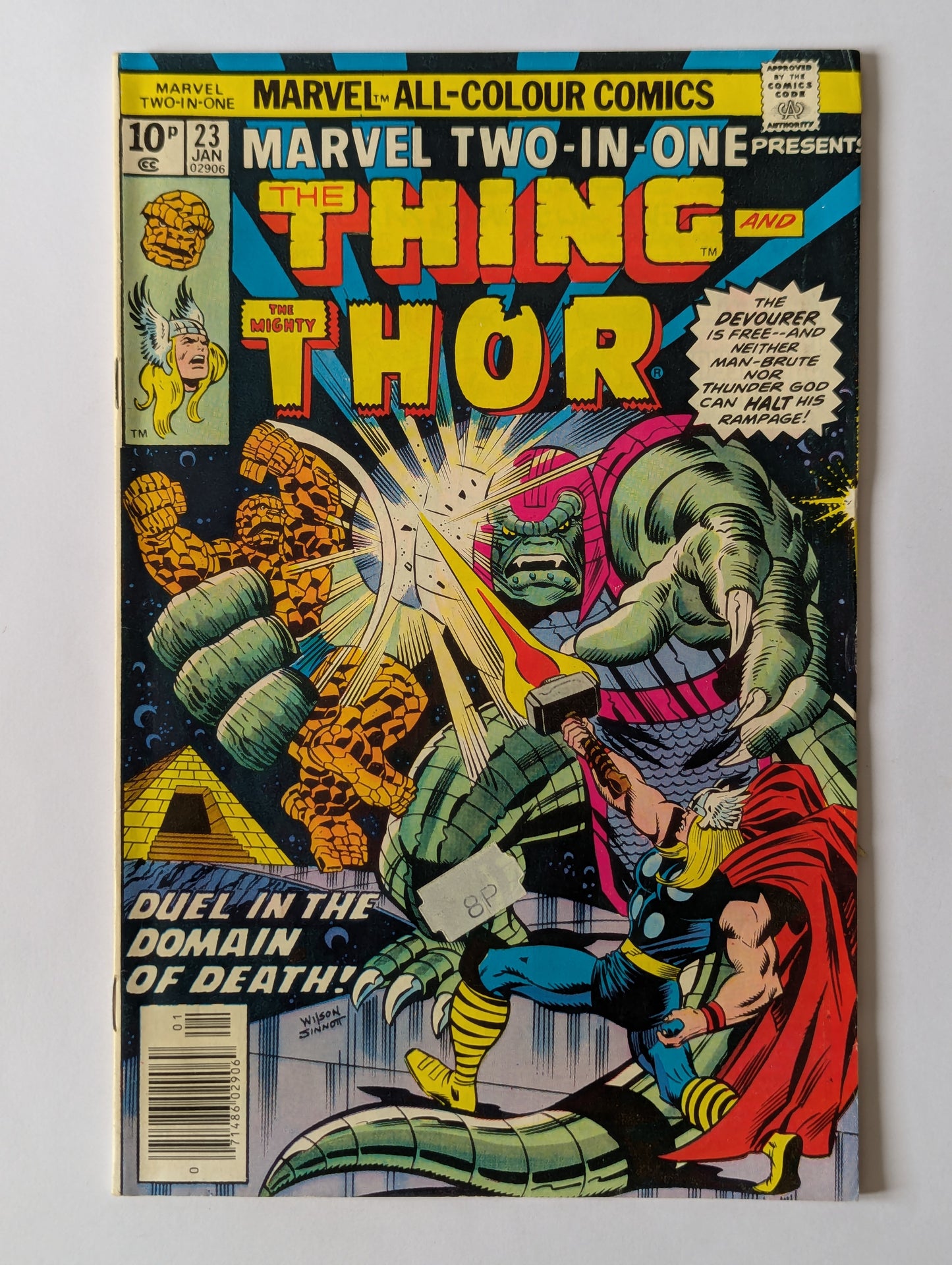 Marvel Two In One #23 Marvel Comic Book