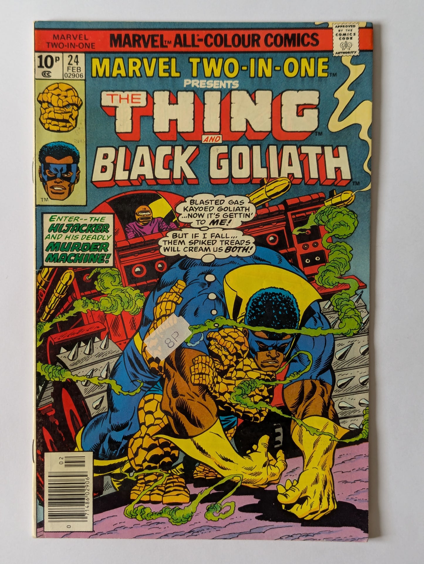 Marvel Two In One #24 Marvel Comic Book