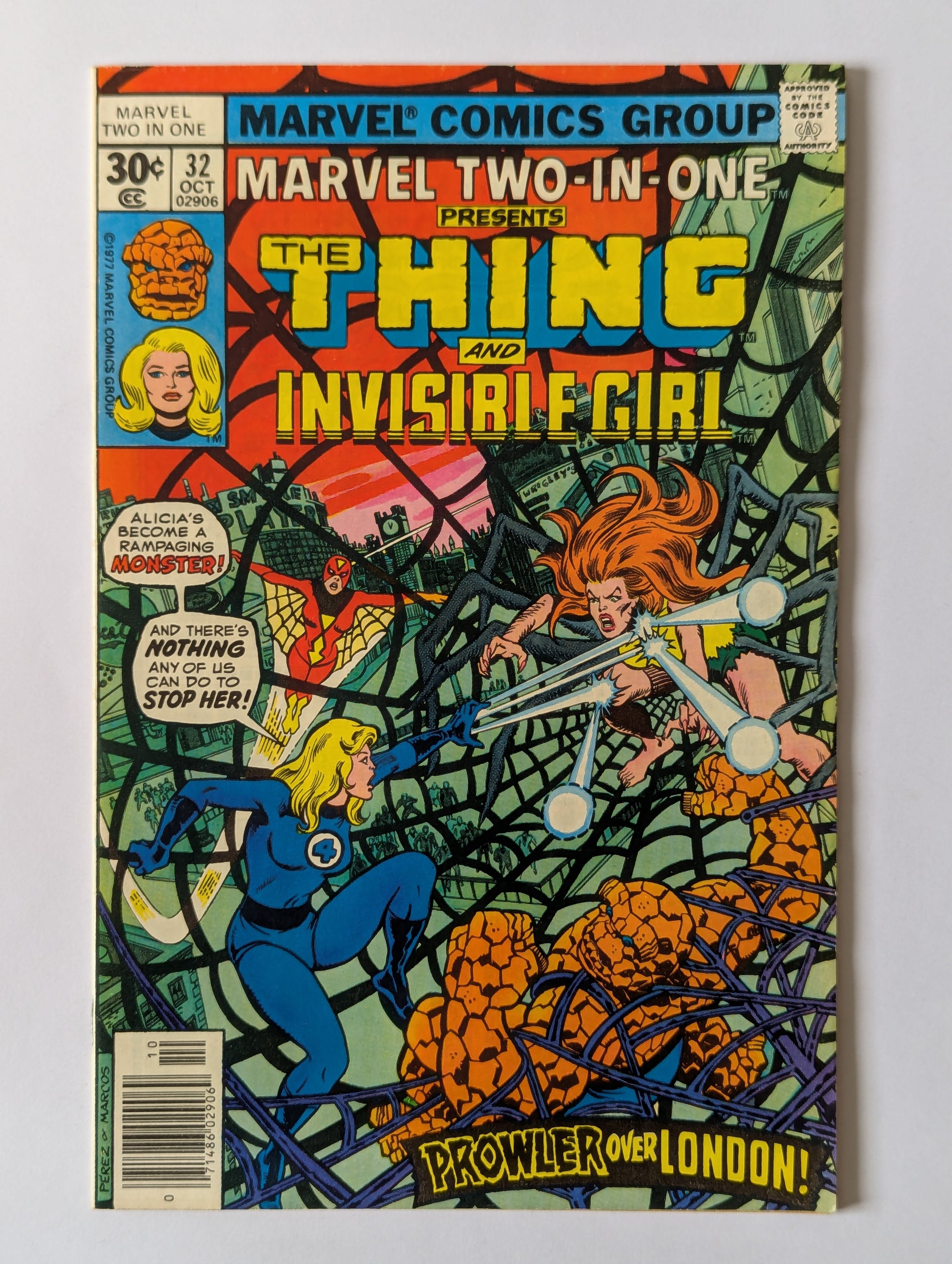 Marvel Two In One #32 Marvel Comic Book