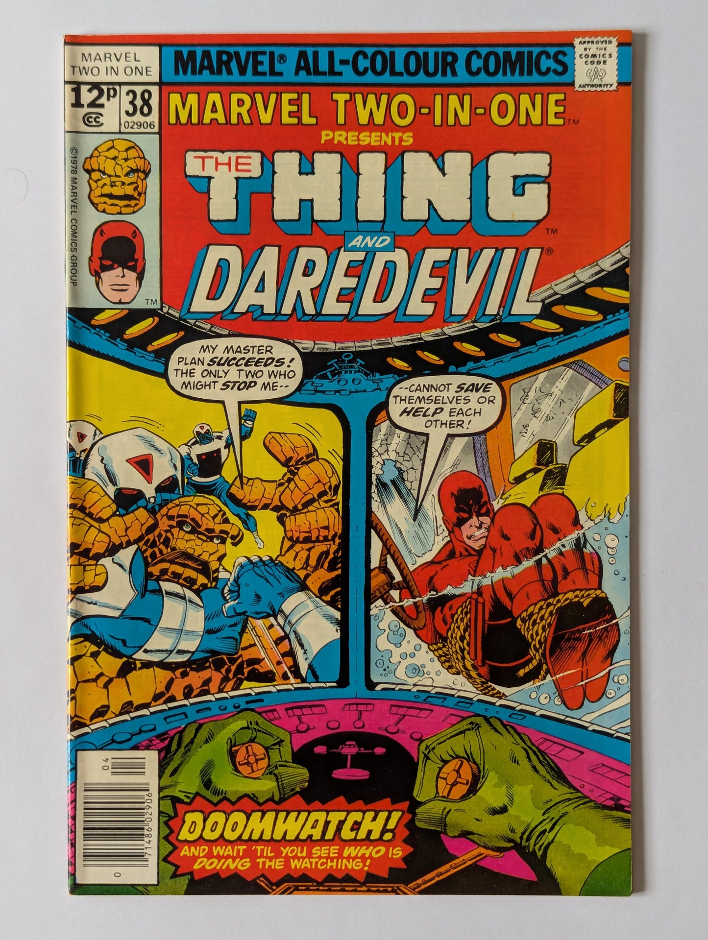 Marvel Two In One #38 Marvel Comic Book