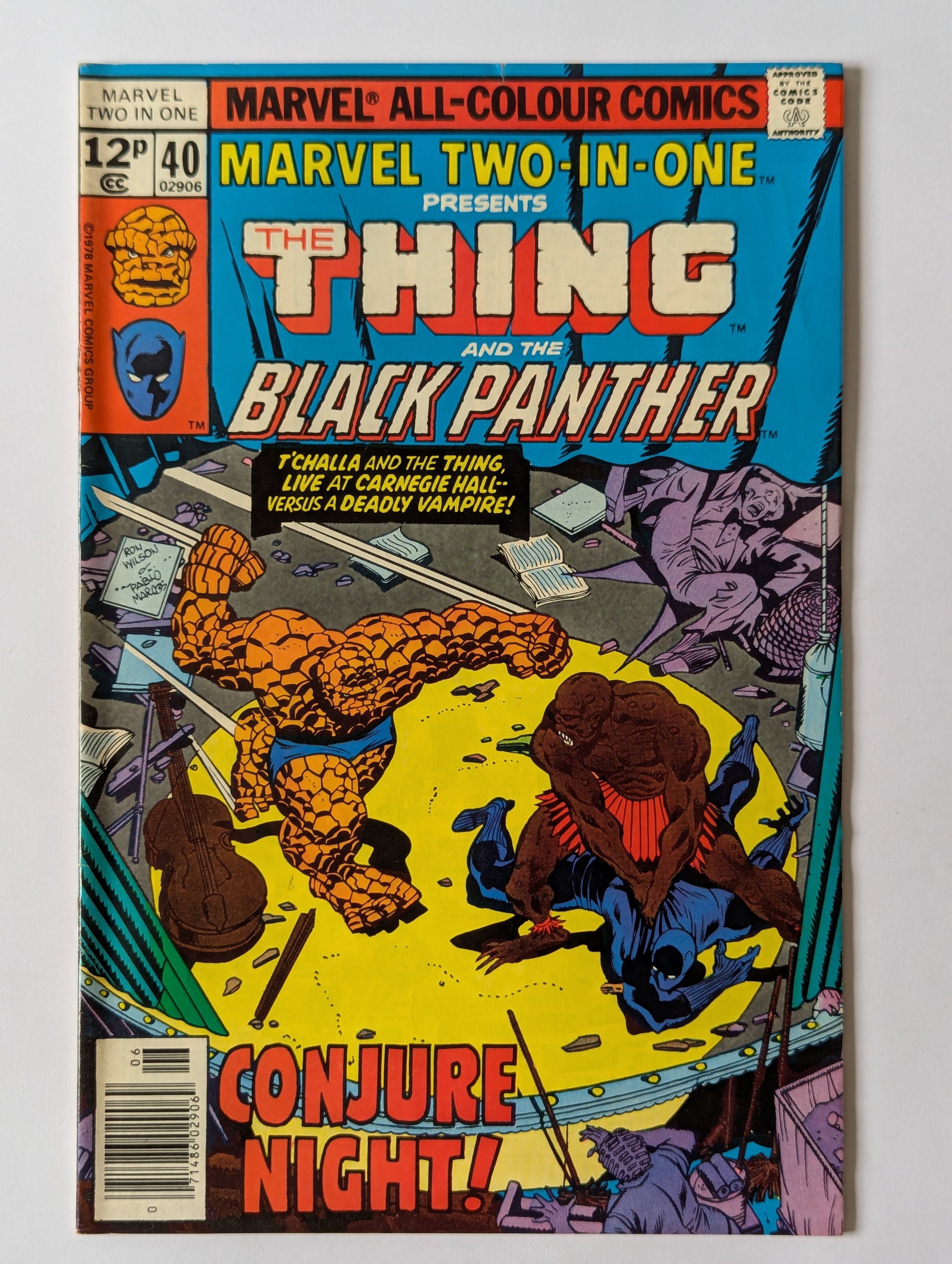 Marvel Two In One #40 Marvel Comic Book