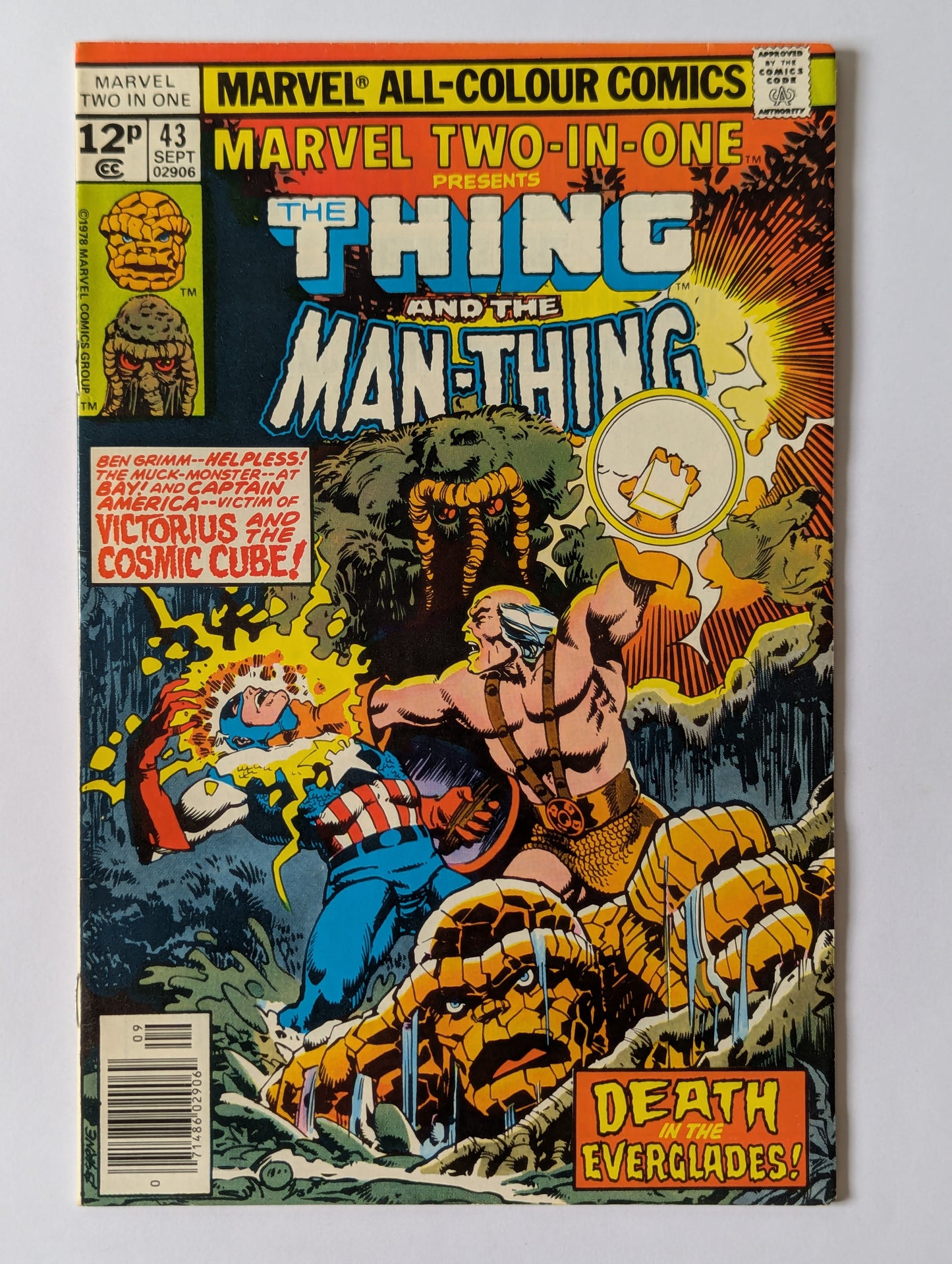 Marvel Two In One #43 Marvel Comic Book
