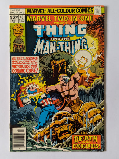 Marvel Two In One #43 Marvel Comic Book