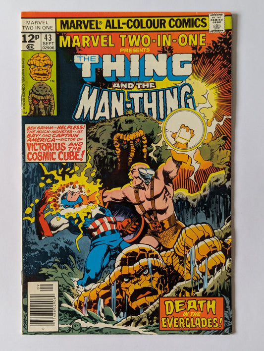 Marvel Two In One #43 Marvel Comic Book