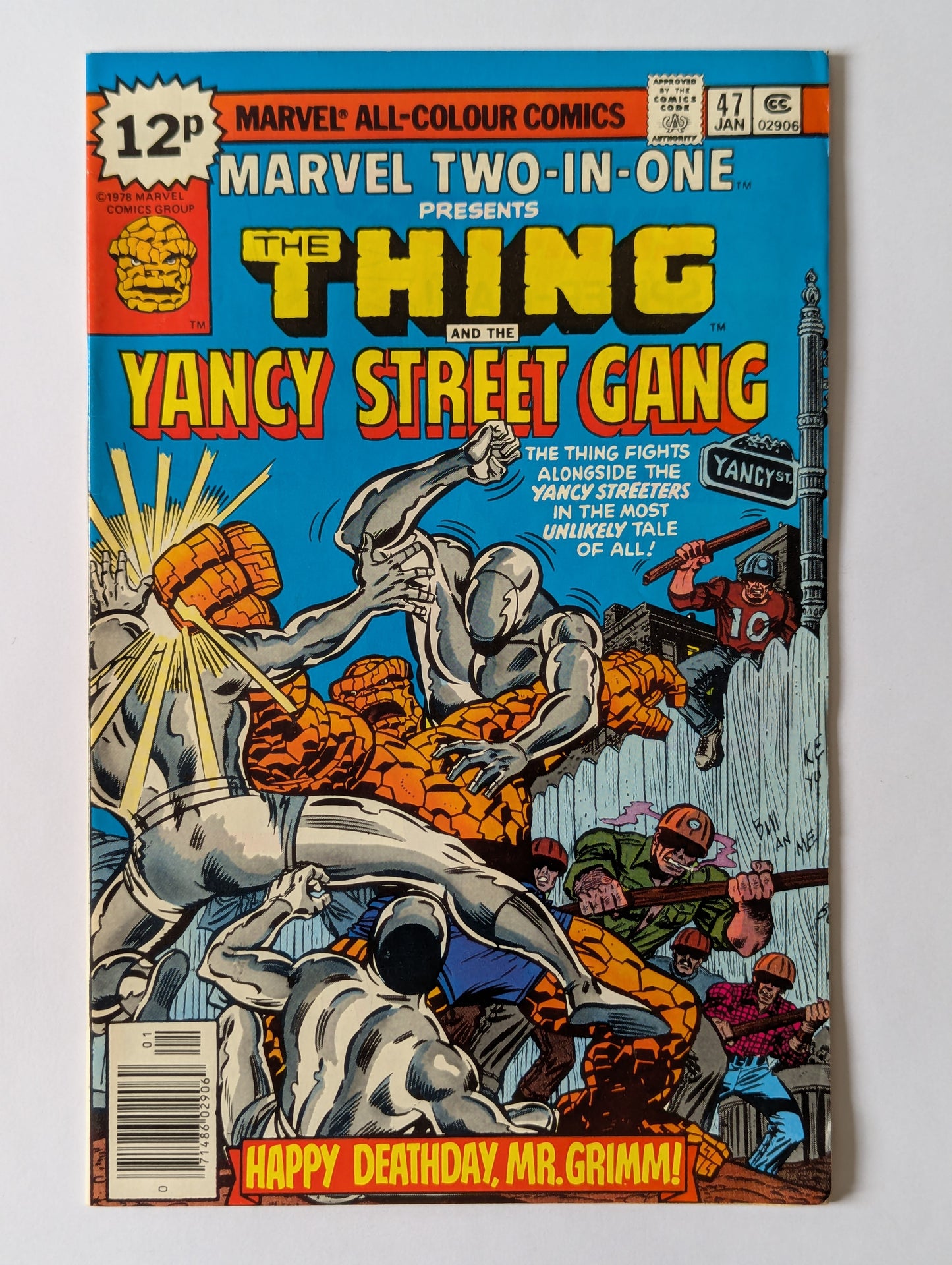 Marvel Two In One #47 Marvel Comic Book