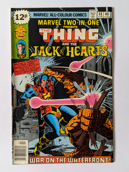 Marvel Two In One #48 Marvel Comic Book