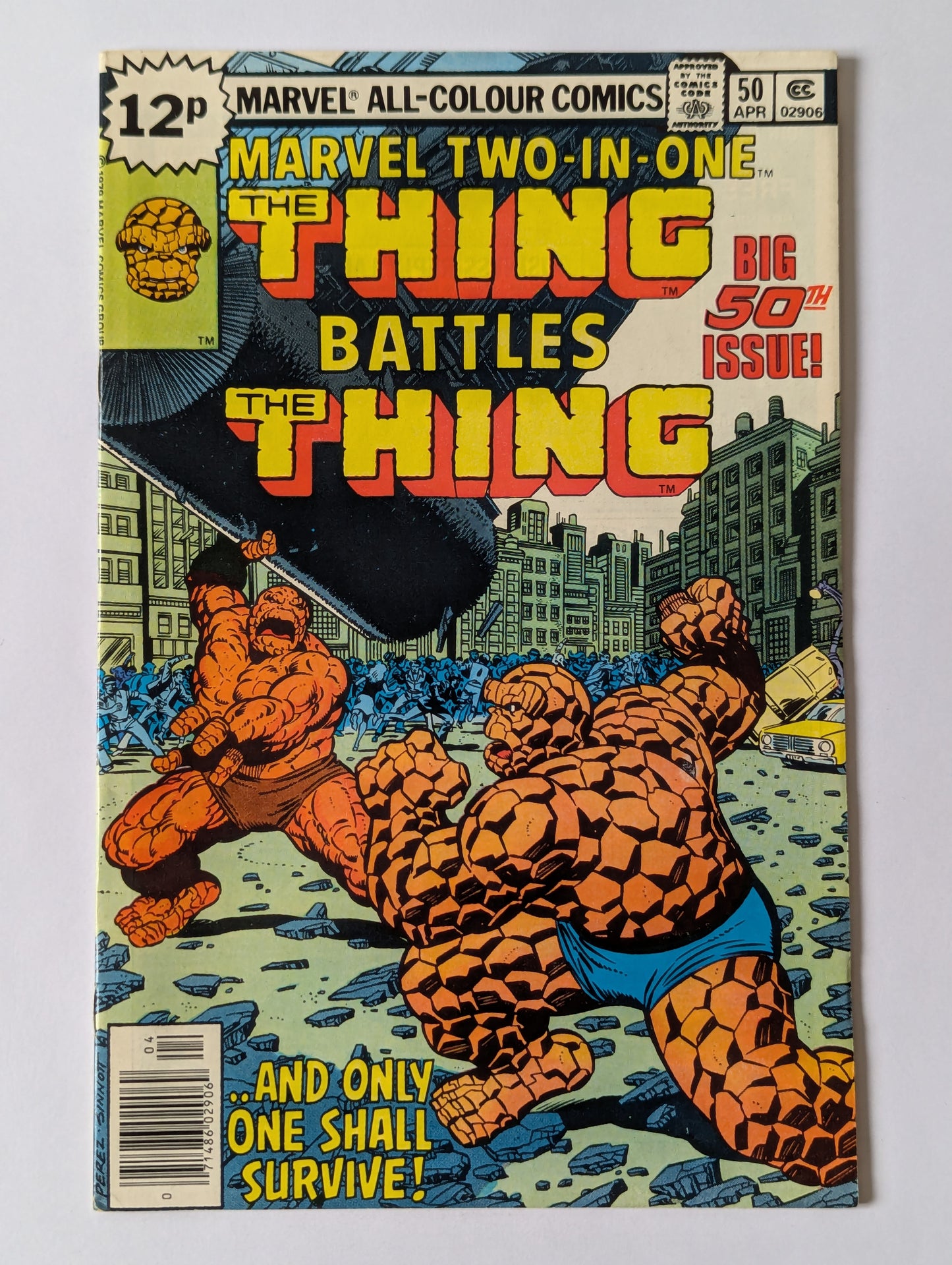 Marvel Two In One #50 Marvel Comic Book