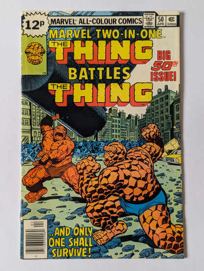 Marvel Two In One #50 Marvel Comic Book