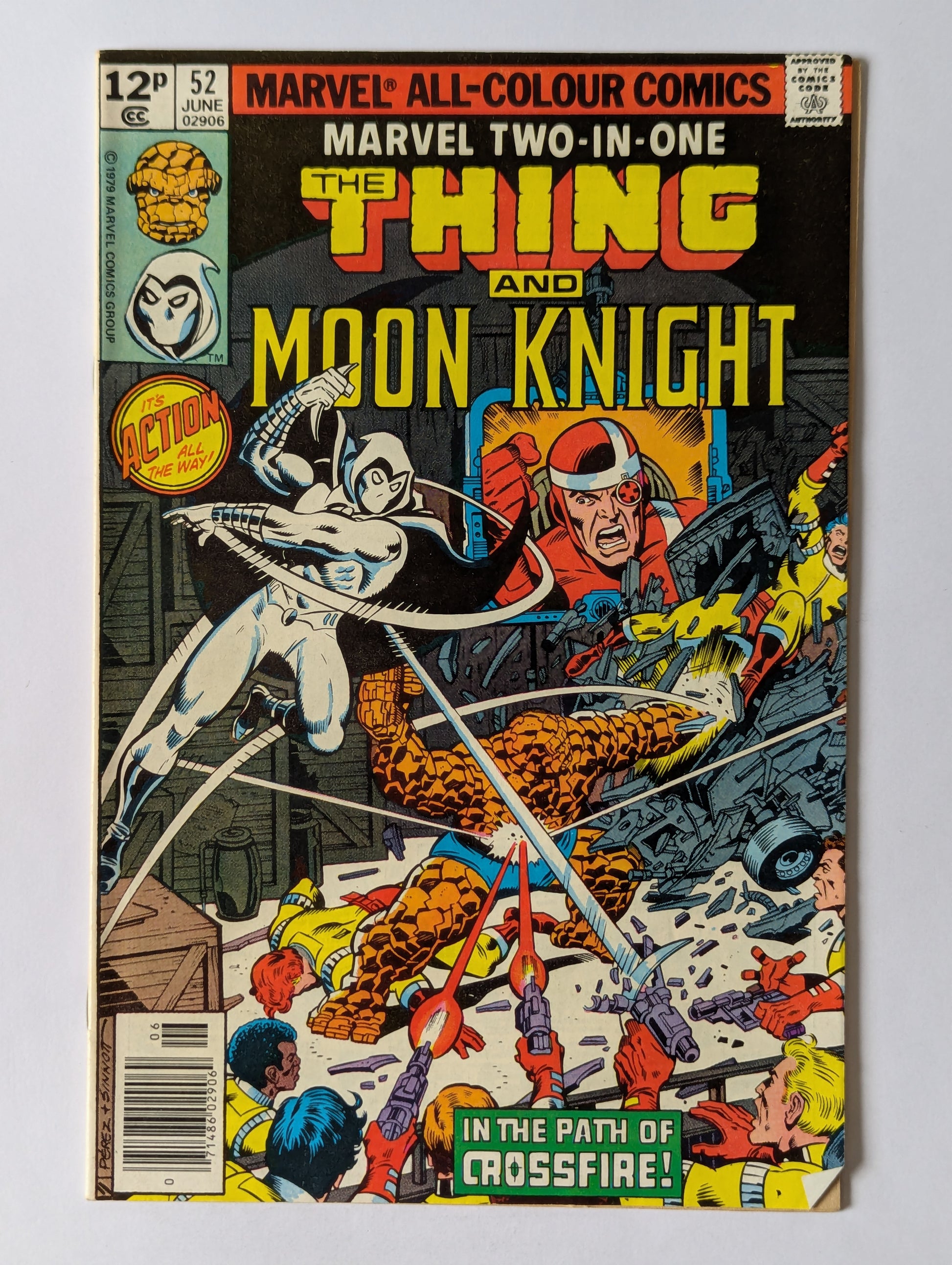 Marvel Two In One #52 Marvel Comic Book