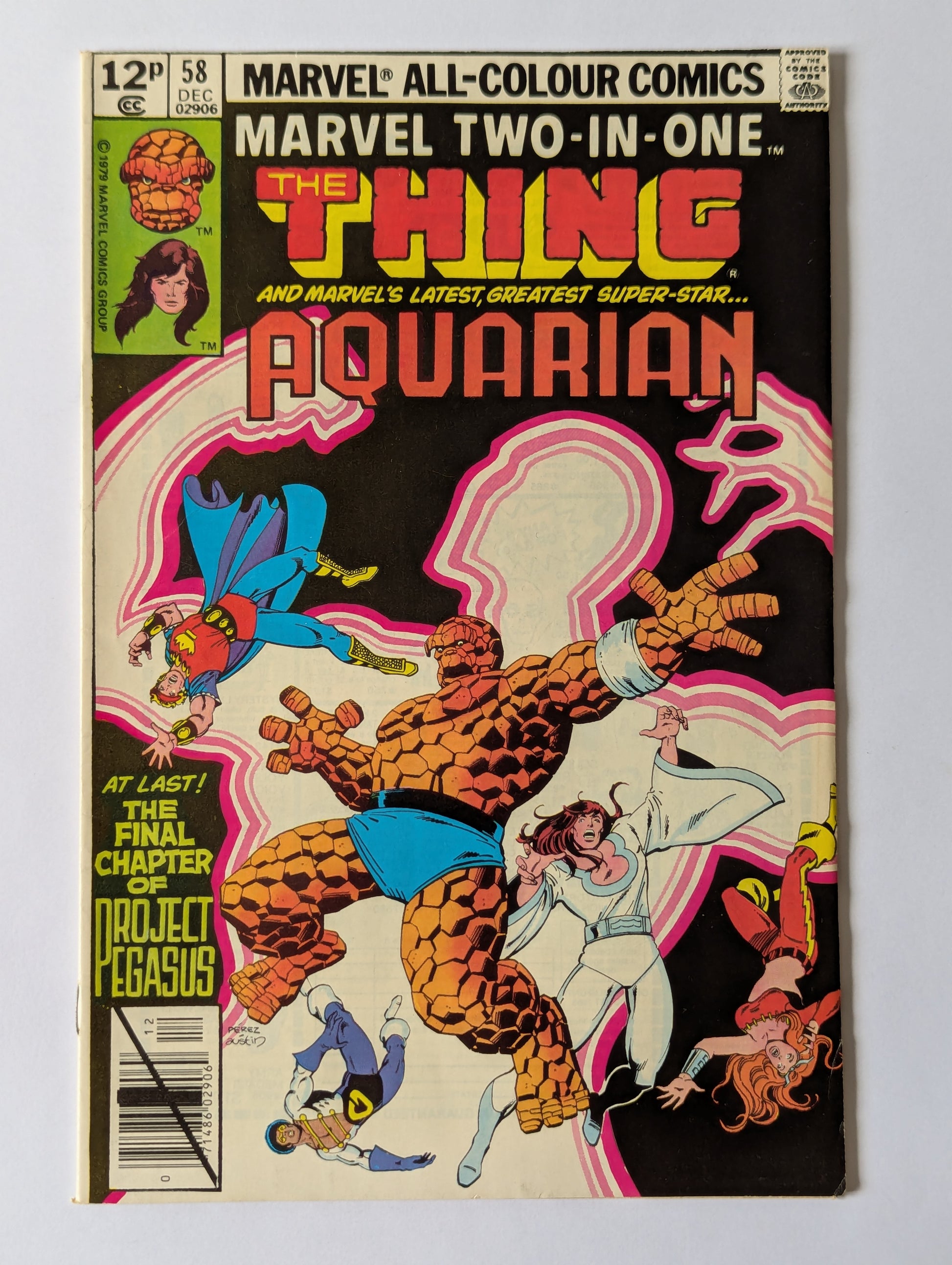 Marvel Two In One #58 Marvel Comic Book