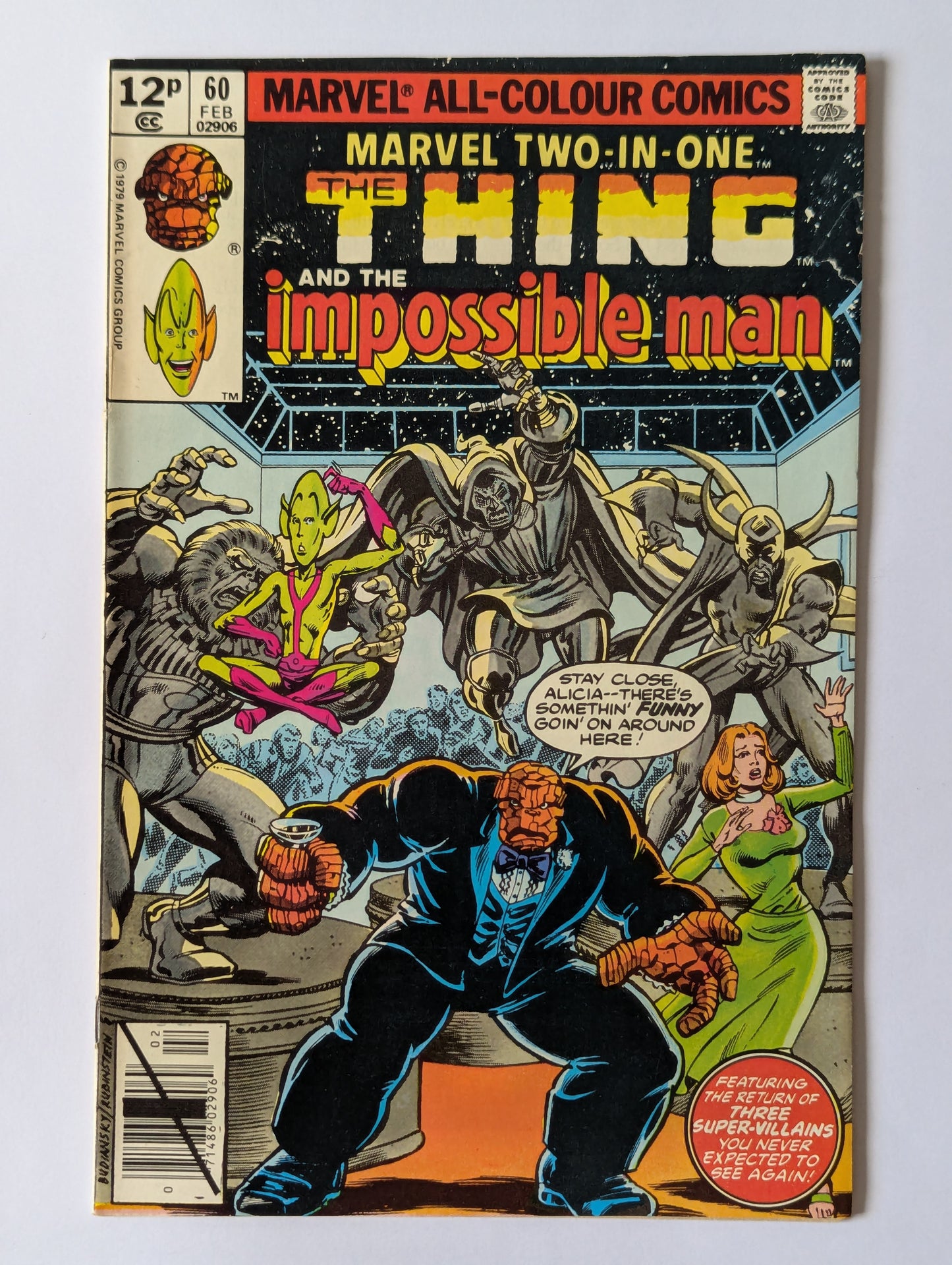 Marvel Two In One #60 Marvel Comic Book