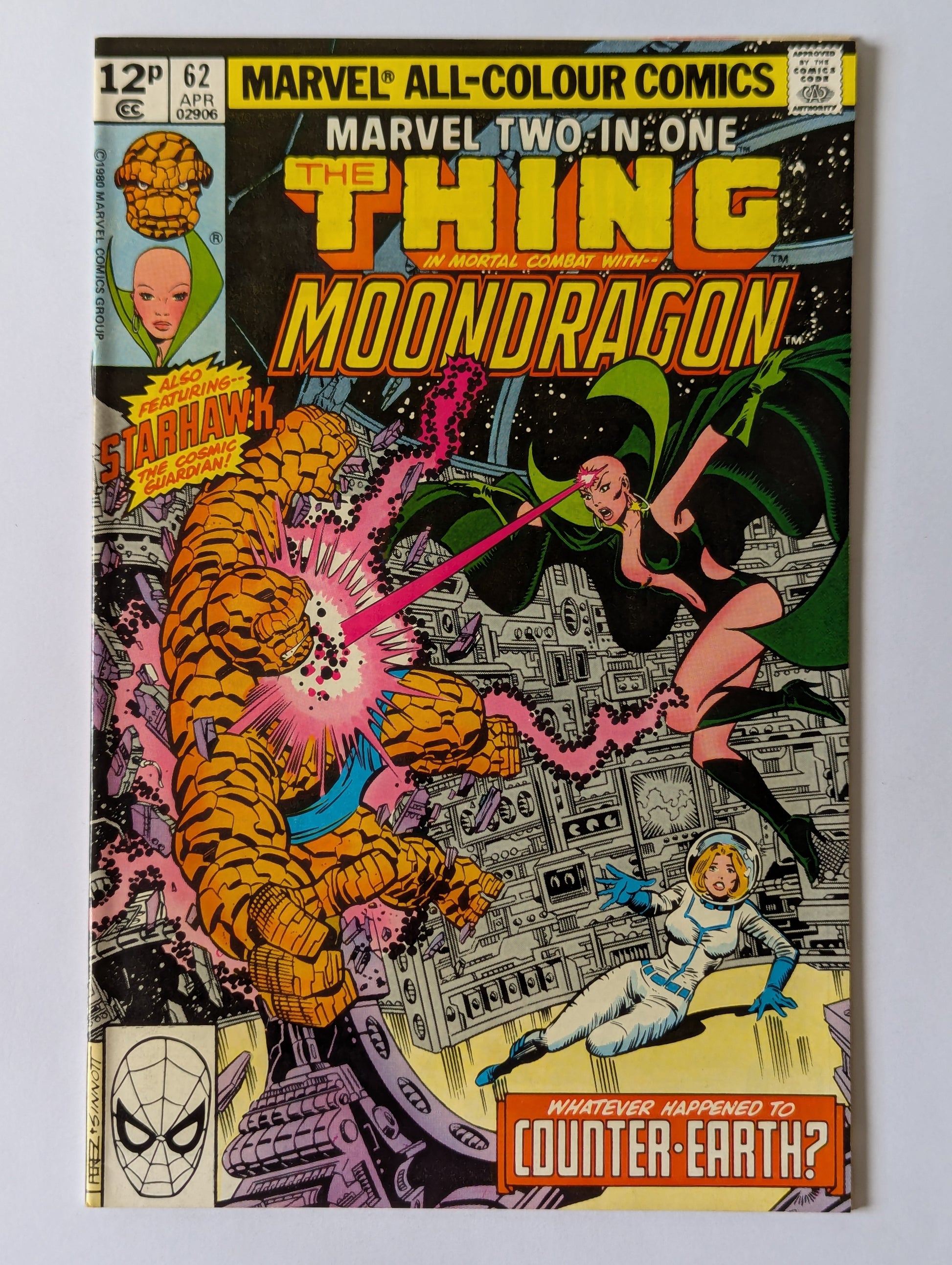 Marvel Two In One #62 Marvel Comic Book
