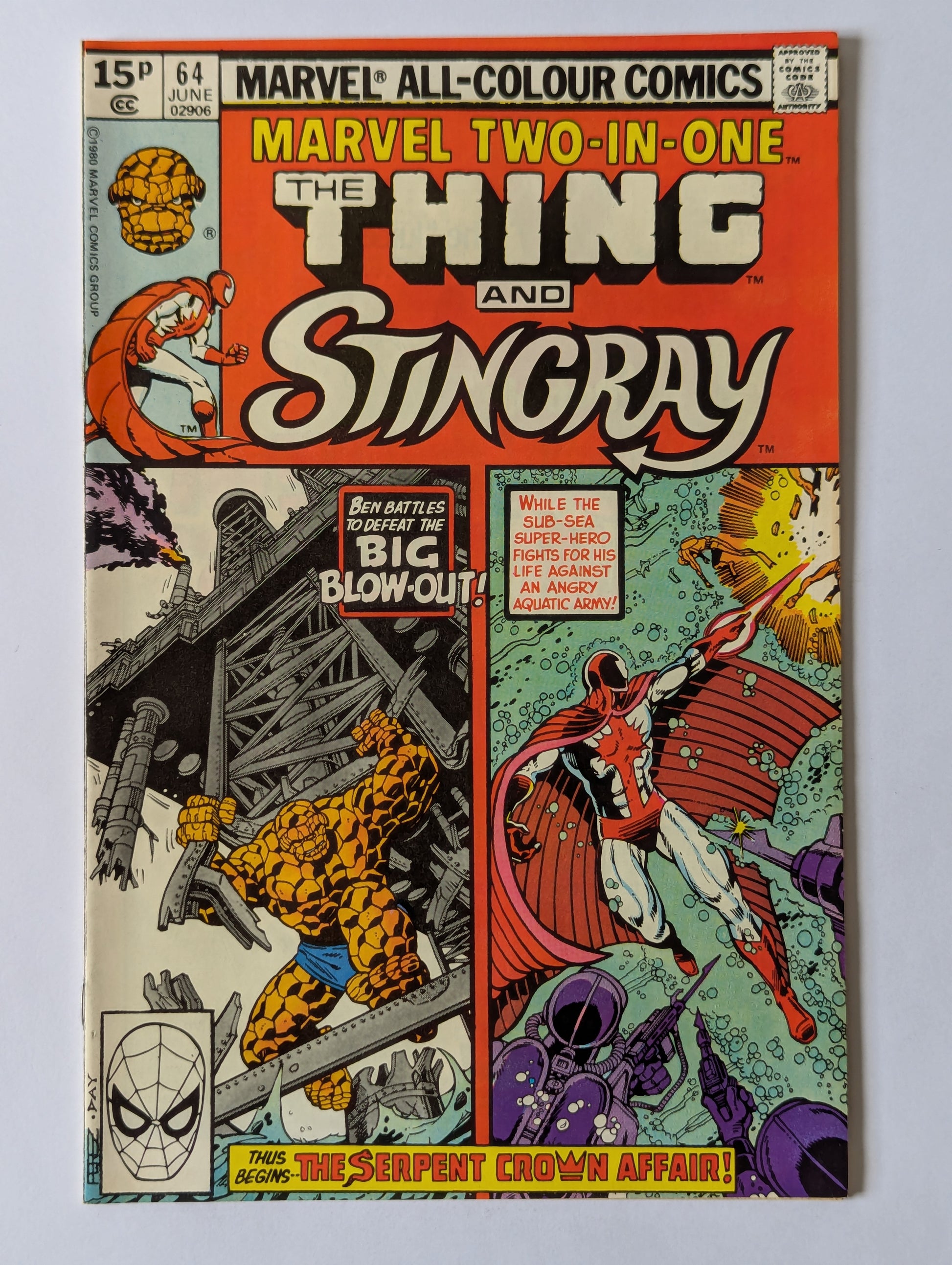 Marvel Two In One #64 Marvel Comic Book