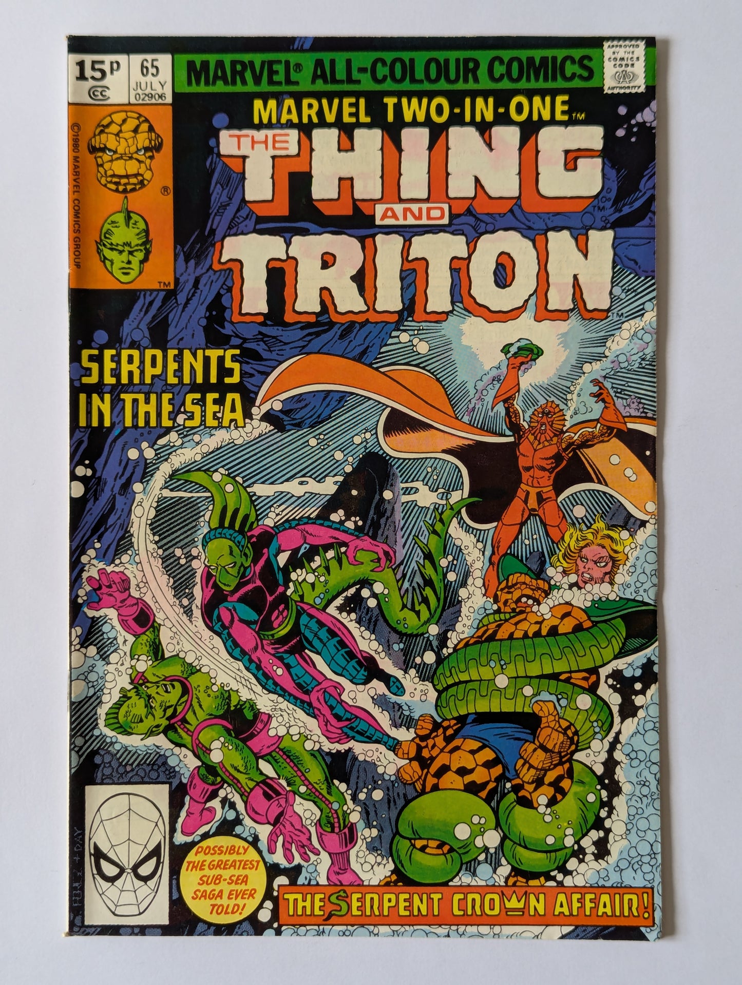 Marvel Two In One #65 Marvel Comic Book
