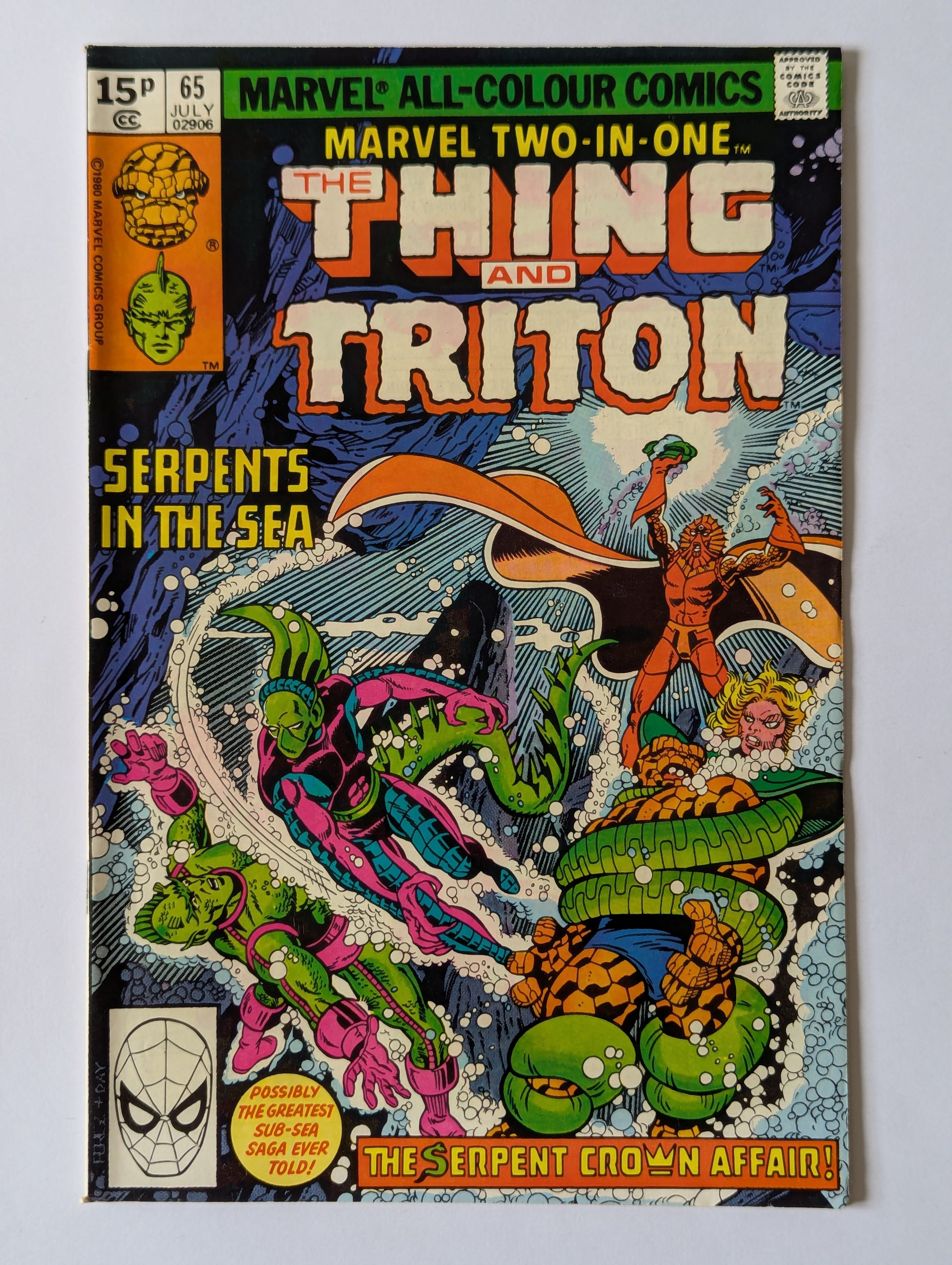 Marvel Two In One #65 Marvel Comic Book