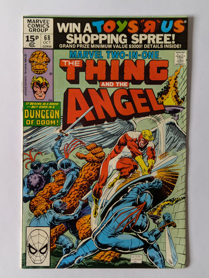 Marvel Two In One #68 Marvel Comic Book