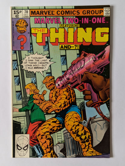 Marvel Two In One #70 Marvel Comic Book