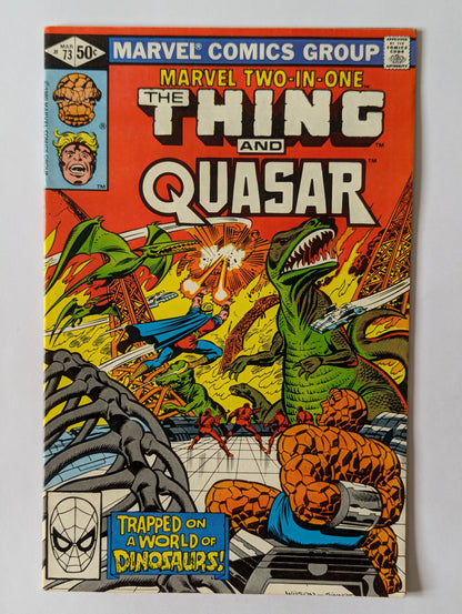 Marvel Two In One #73 Marvel Comic Book