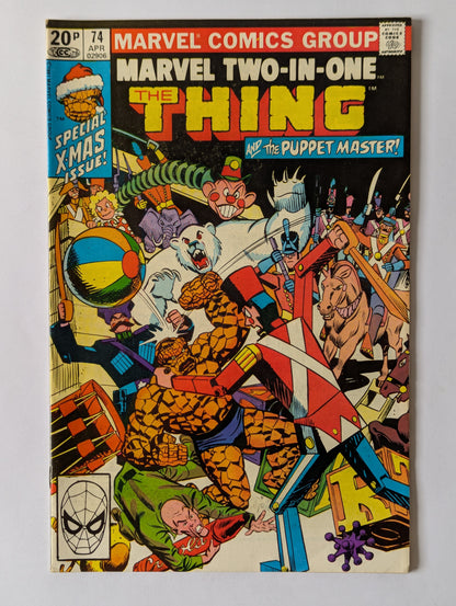Marvel Two In One #74 Marvel Comic Book