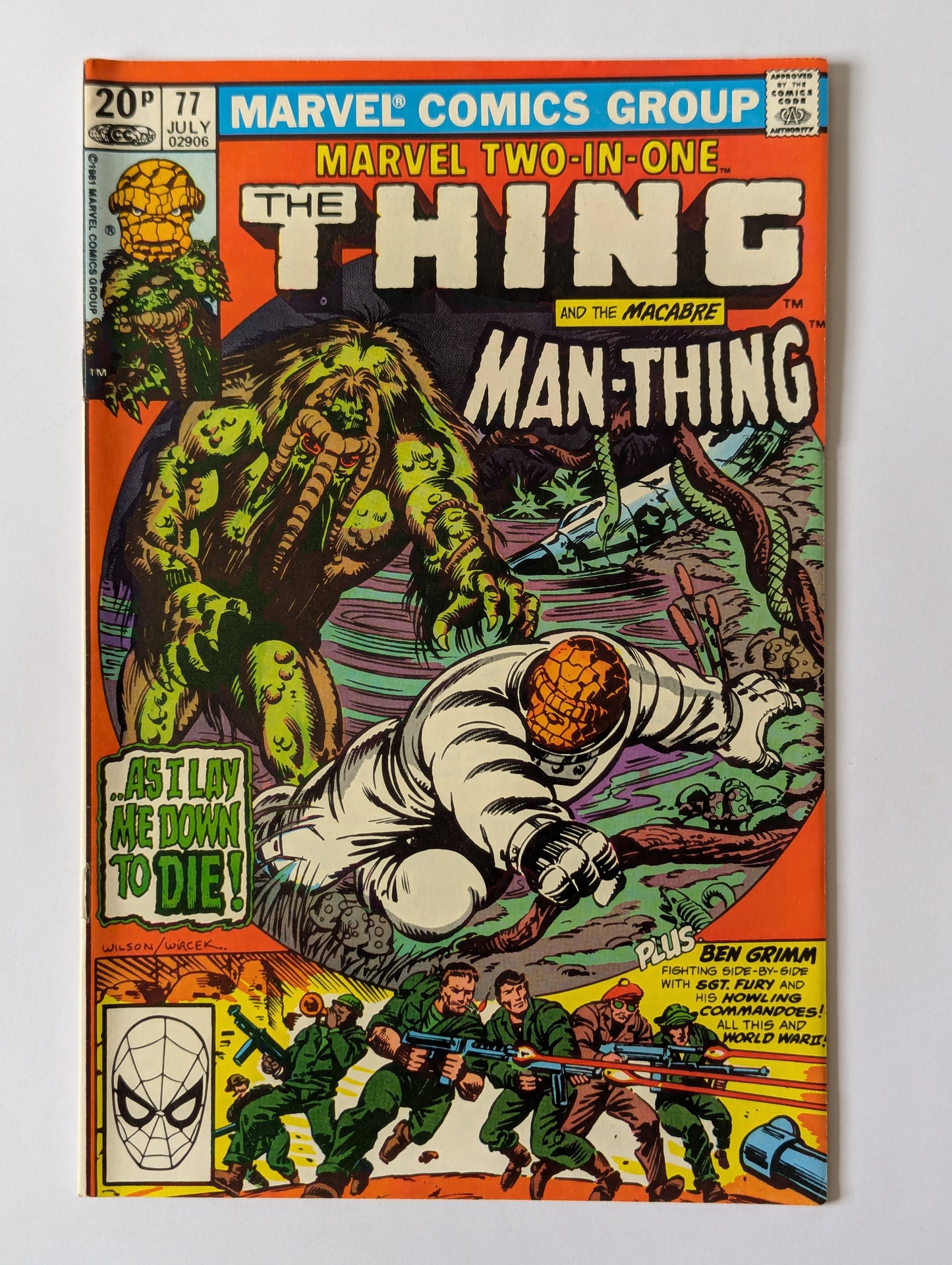 Marvel Two In One #77 Marvel Comic Book