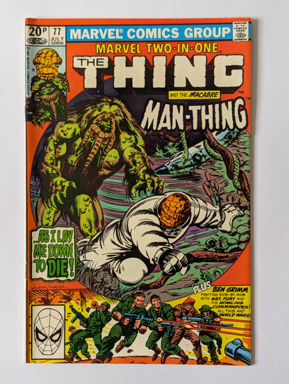 Marvel Two In One #77 Marvel Comic Book