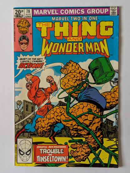 Marvel Two In One #78 Marvel Comic Book